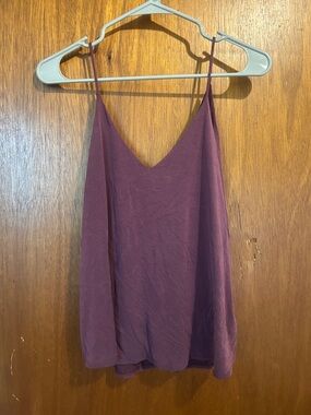 Talula Plum V-Neck Spaghetti Strap Cami